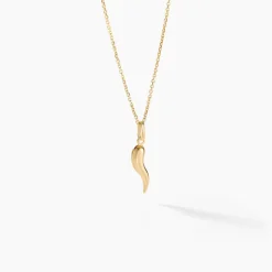 Pendentif Felicette Corne Abondance Or Jaune