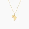 Pendentif Gaietana Afrique Or Jaune