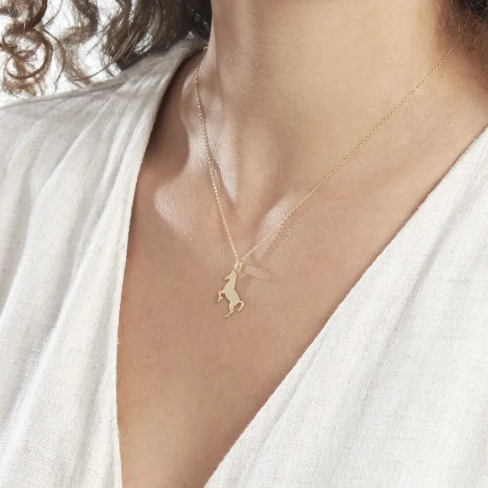 Pendentif Gilberto Cheval Or Jaune