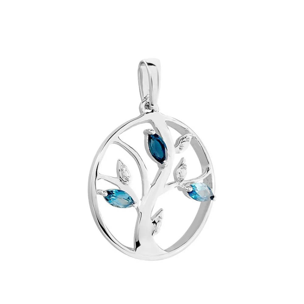 Pendentif Godolieba Or Blanc Topaze|Marc Orian Clearance