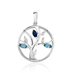 Pendentif Godolieba Or Blanc Topaze|Marc Orian Clearance