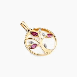 Pendentif Godolieba Or Jaune Rhodolite|Marc Orian Online