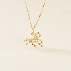 Pendentif Hagan Cheval Or Jaune