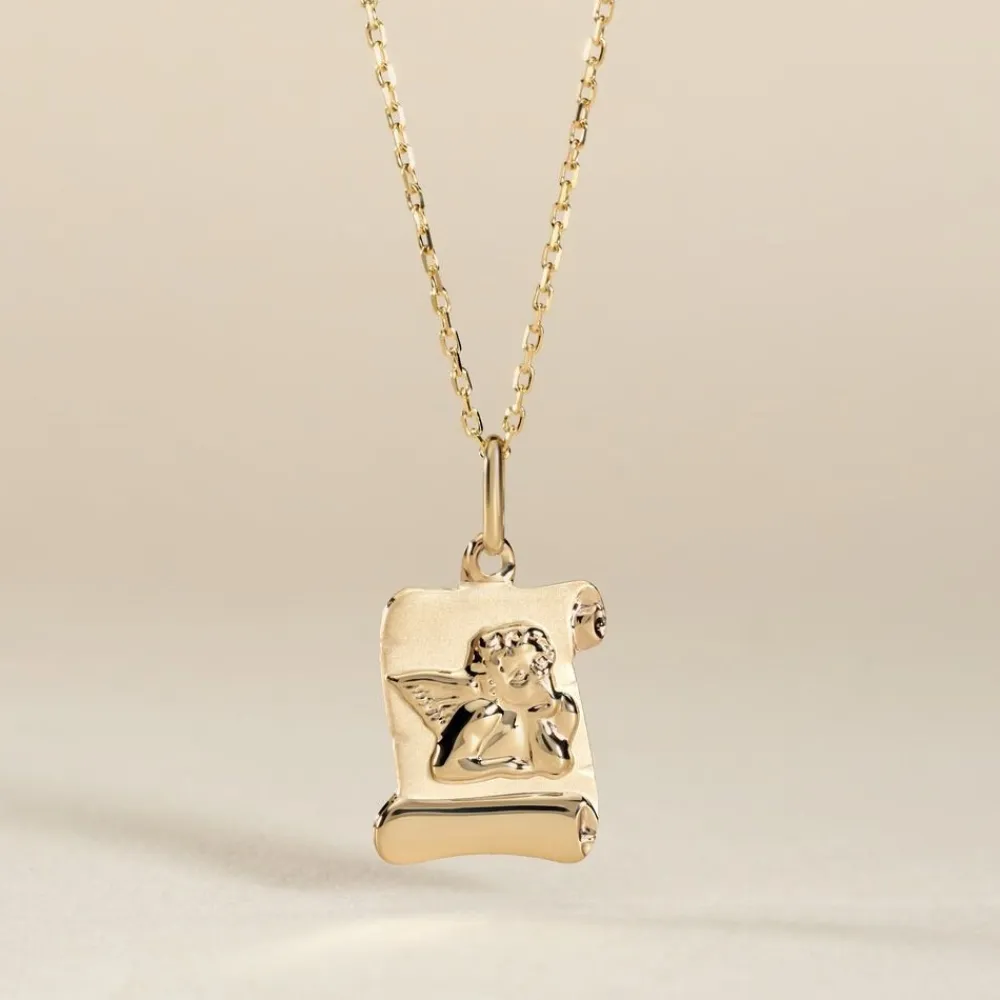 Pendentif Hanne Ange Parchemin|Marc Orian New