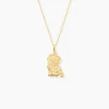 Pendentif Hayate Chat Or Jaune