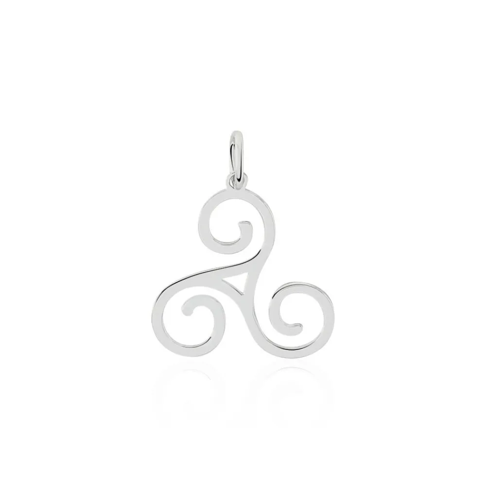 Pendentif Helge Argent Blanc|Marc Orian Online