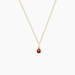 Pendentif Helidie Coccinelle Or Jaune
