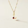 Pendentif Helidie Coccinelle Lettre Or Jaune