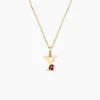 Pendentif Helidie Coccinelle Lettre Or Jaune