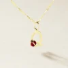 Pendentif Helidie Coccinelle Lettre Or Jaune