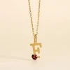 Pendentif Helidie Coccinelle Lettre Or Jaune