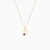 Pendentif Helidie Coccinelle Lettre Or Jaune