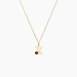 Pendentif Helidie Coccinelle Lettre Or Jaune