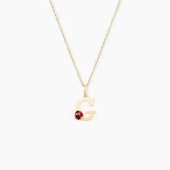 Pendentif Helidie Coccinelle Lettre Or Jaune|Marc Orian New