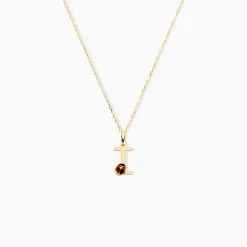 Pendentif Helidie Coccinelle Lettre Or Jaune|Marc Orian Online
