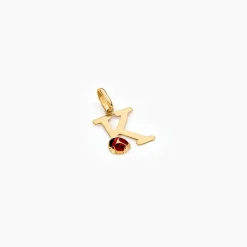 Pendentif Helidie Coccinelle Lettre Or Jaune|Marc Orian Clearance