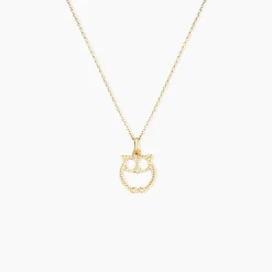Pendentif Ilies Hibou Or Jaune