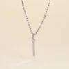 Pendentif Ionia Lettre Or Blanc