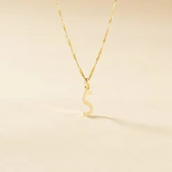 Pendentif Ionia Lettre Or Jaune