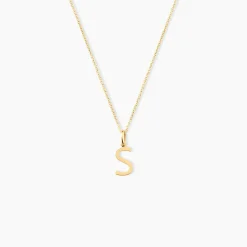 Pendentif Ionia Lettre Or Jaune