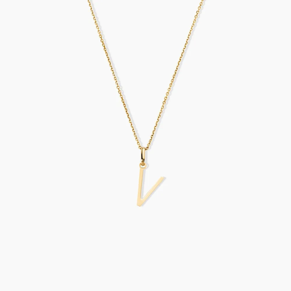 Pendentif Ionia Lettre Or Jaune|Marc Orian Clearance