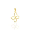 Pendentif Jaima Papillon Diamante Or Jaune|Marc Orian Online