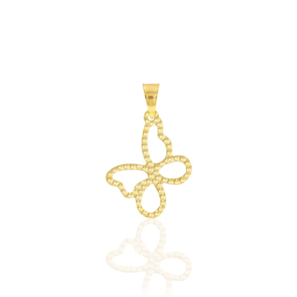 Pendentif Jaima Papillon Diamante Or Jaune|Marc Orian Online