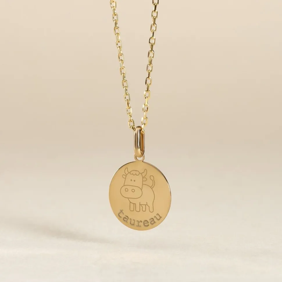 Pendentif Jannila Zodiaque Or Jaune