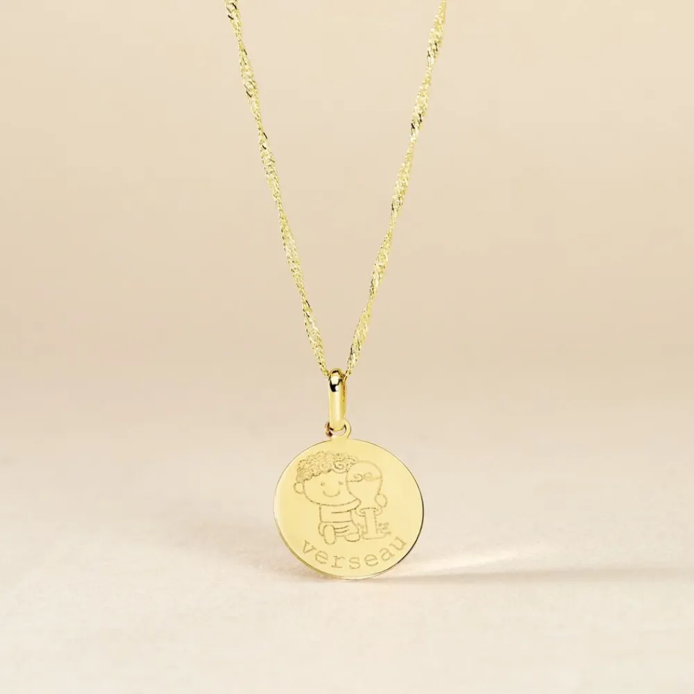 Pendentif Jannila Zodiaque Or Jaune|Marc Orian