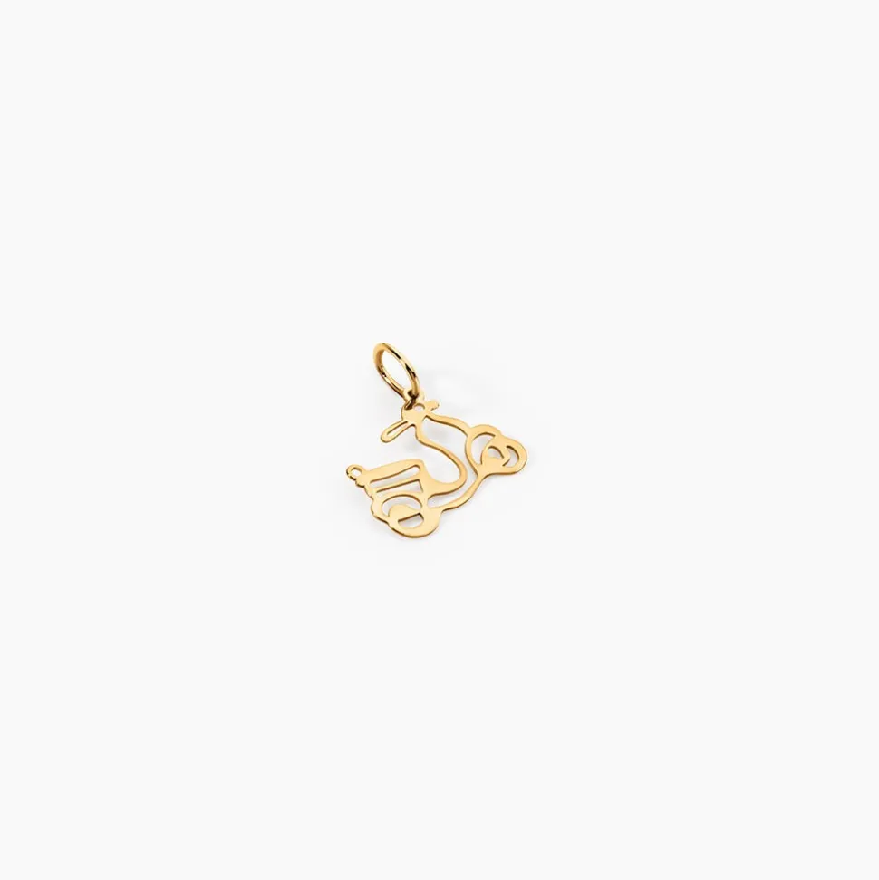 Pendentif Julius Scooter Or Jaune