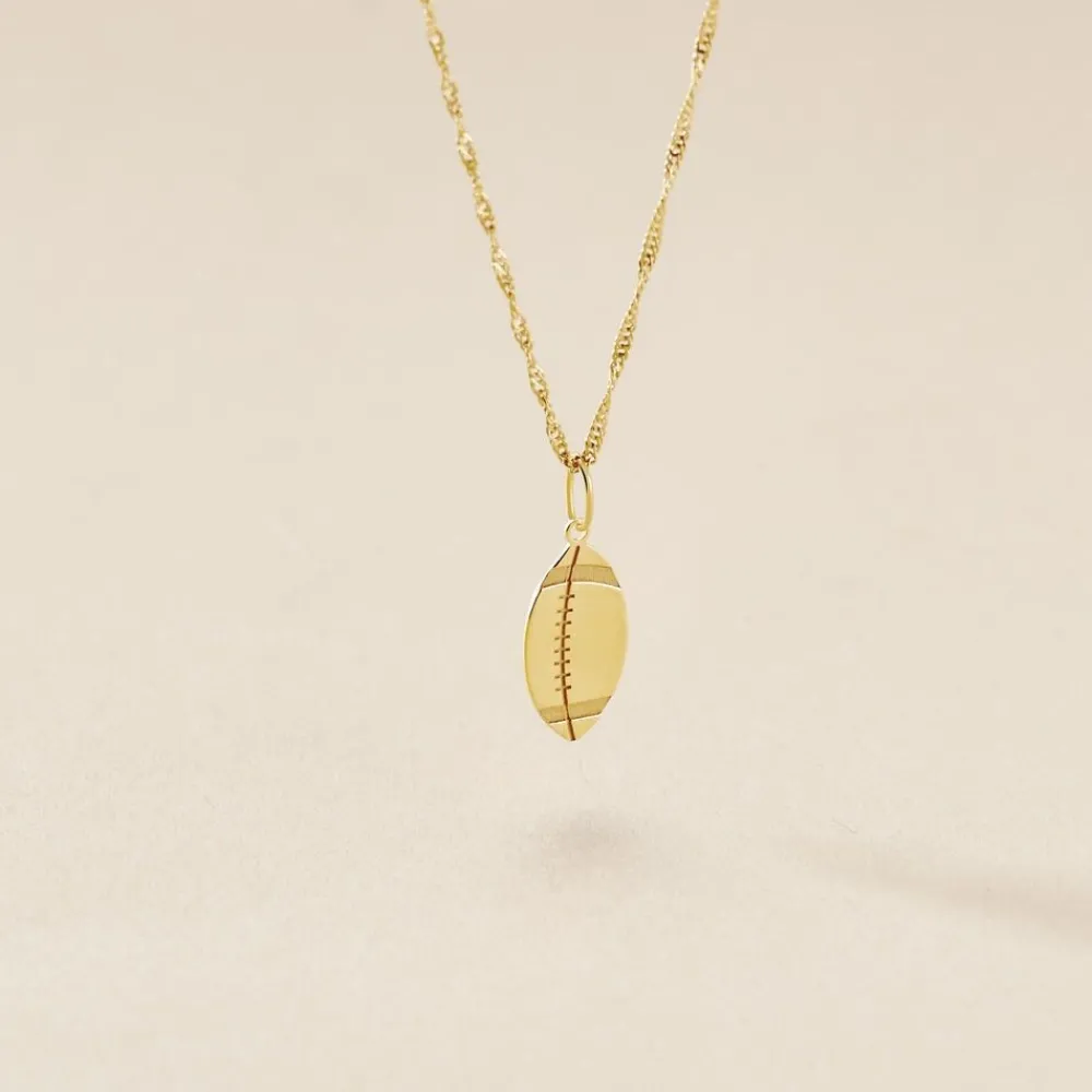 Pendentif Julius Sport Rugby Or Jaune|Marc Orian New
