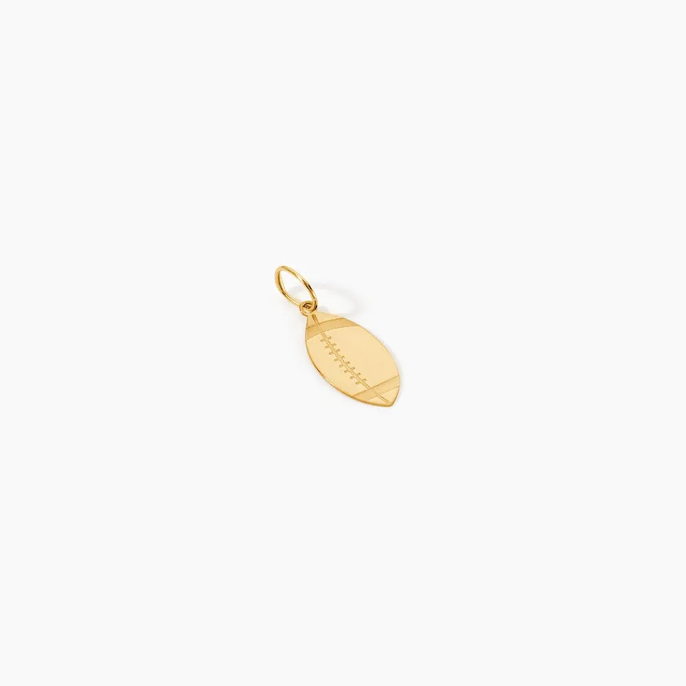 Pendentif Julius Sport Rugby Or Jaune|Marc Orian New