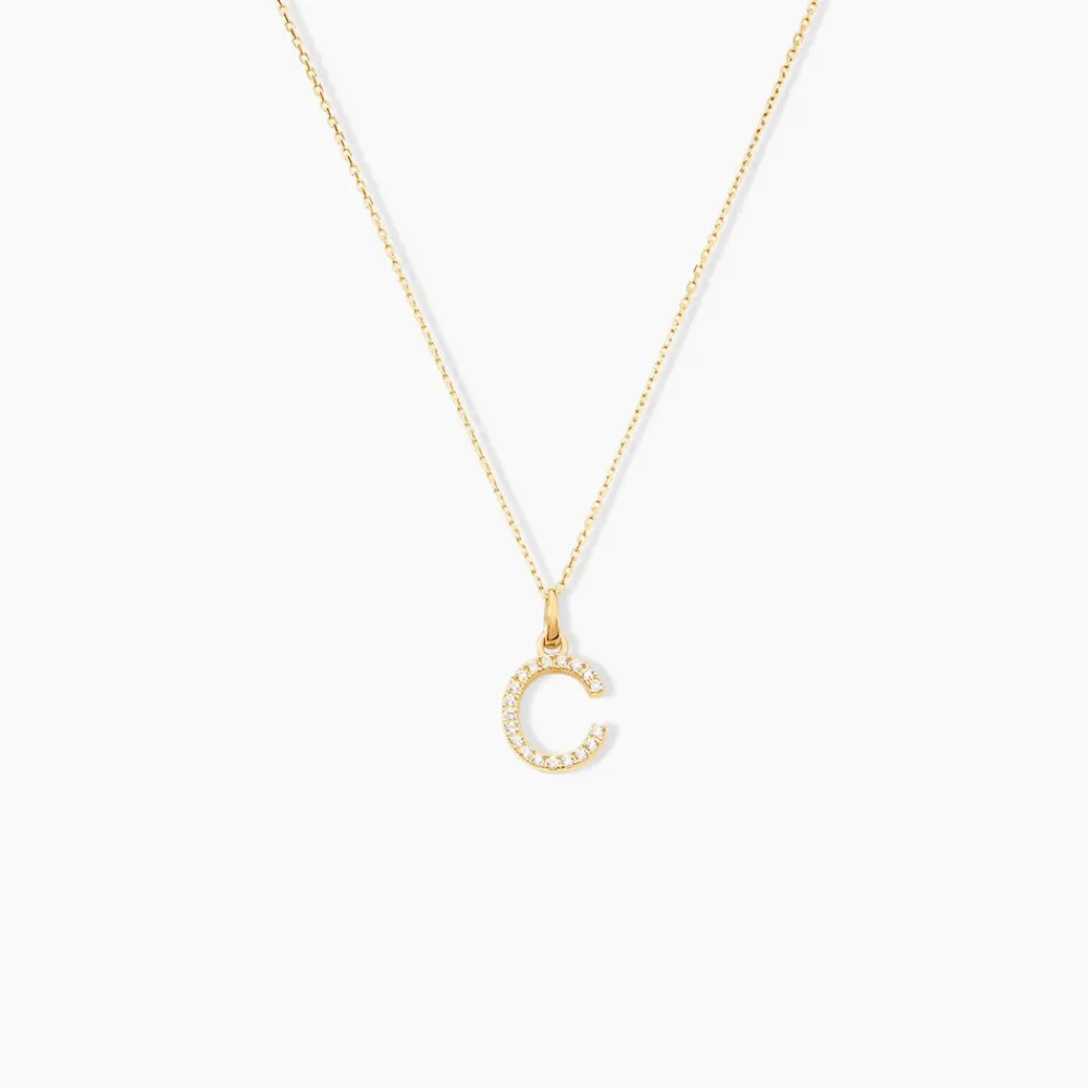 Pendentif Klementine Or Jaune Oxyde De Zirconium|Marc Orian