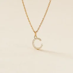 Pendentif Klementine Or Jaune Oxyde De Zirconium|Marc Orian