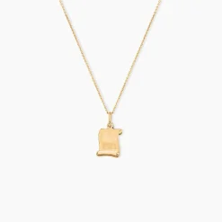 Pendentif Lamie Zodiaque Parchemin Or Jaune