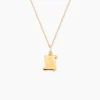 Pendentif Lamie Zodiaque Parchemin Or Jaune