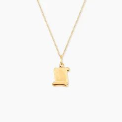 Pendentif Lamie Zodiaque Parchemin Or Jaune