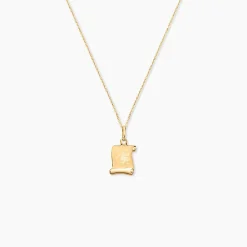 Pendentif Lamie Zodiaque Parchemin Or Jaune
