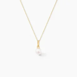 Pendentif Lenonie Or Jaune Perle De Culture