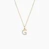 Pendentif Lettre G Or Jaune Oxyde|Marc Orian