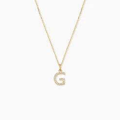 Pendentif Lettre G Or Jaune Oxyde|Marc Orian