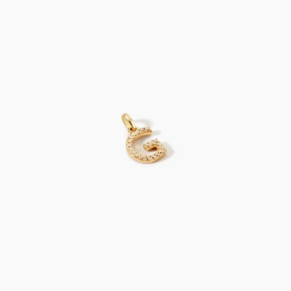 Pendentif Lettre G Or Jaune Oxyde|Marc Orian