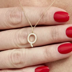 Pendentif Lettre Q Or Jaune Oxyde|Marc Orian Best