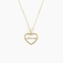 Pendentif Loove Or Jaune Diamant