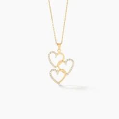 Pendentif Lovely Or Jaune Oxyde De Zirconium