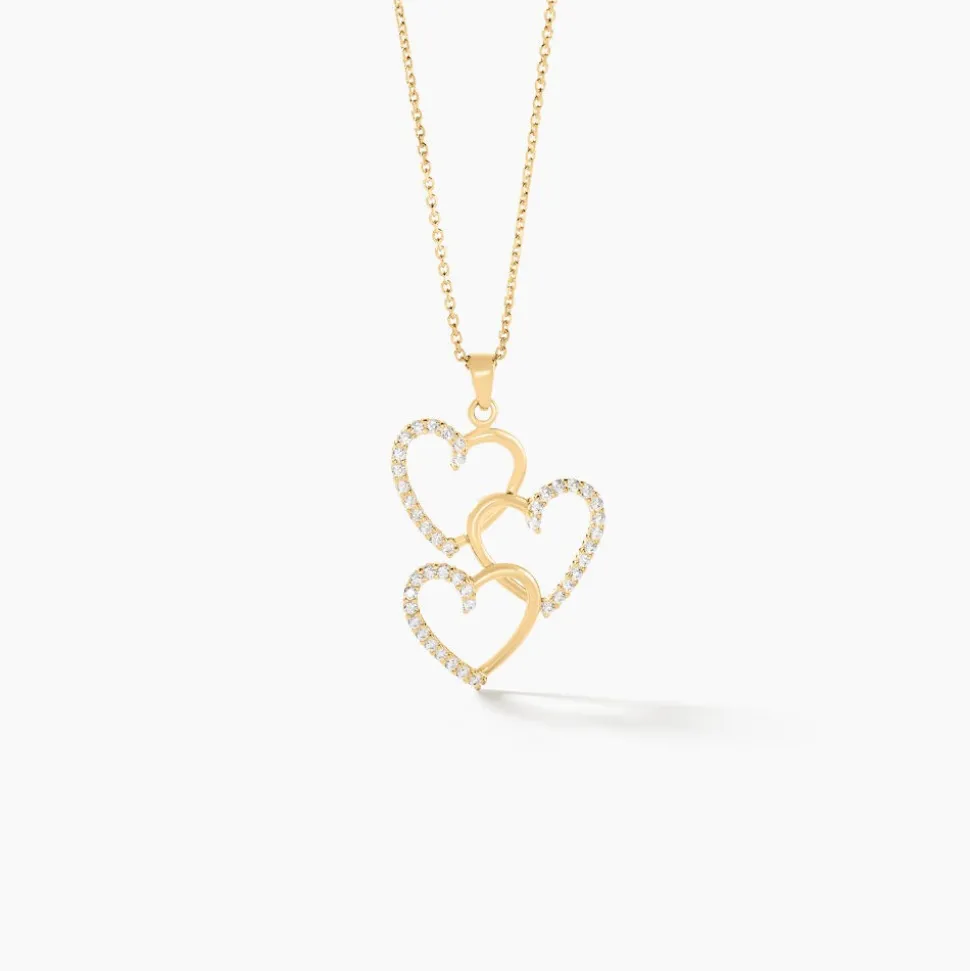 Pendentif Lovely Or Jaune Oxyde De Zirconium