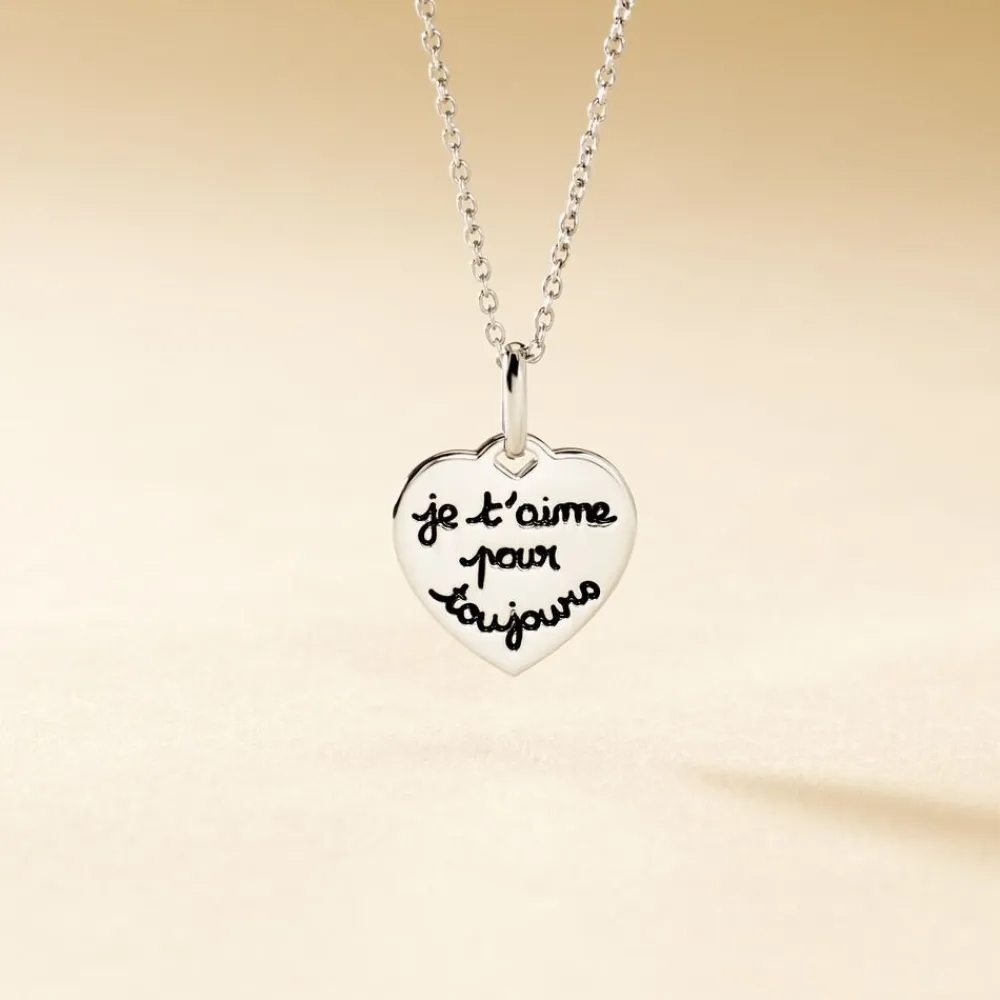 Pendentif Mayliss Argent Blanc|Marc Orian