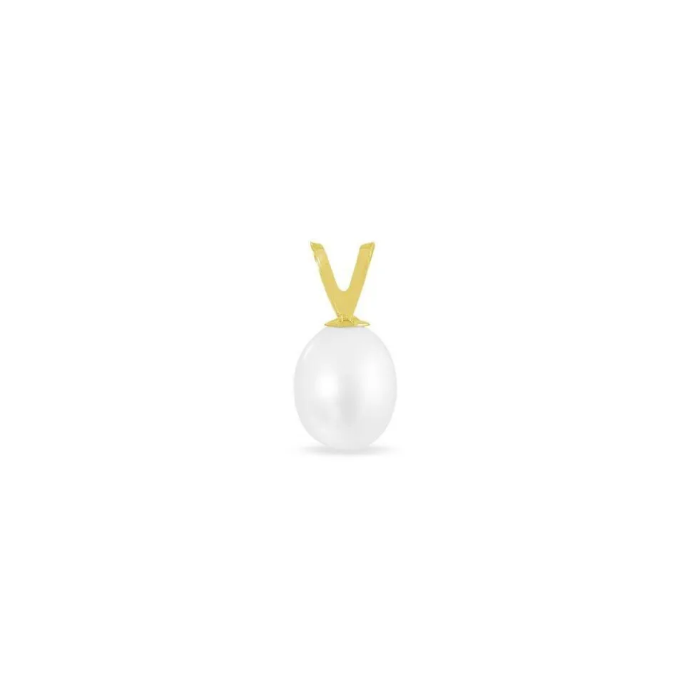 Pendentif Melody Or Jaune Perle De Culture