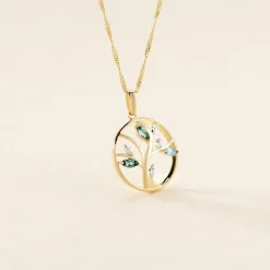 Pendentif Or Jaune Godolieba Topazes