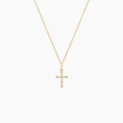 Pendentif Or Jaune Lucinien Oxyde De Zirconium